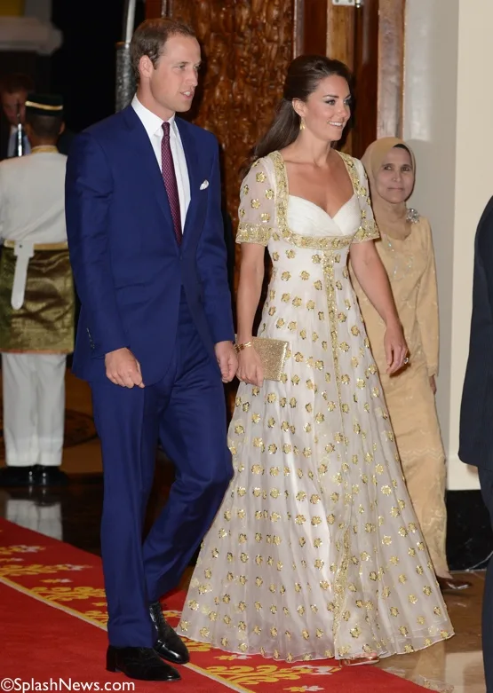 The Duke and Duchess of Cambridge attend a dinner hosted by the King of Malaysia