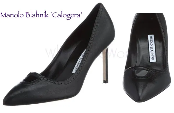 Kate Heathrow Manolo Blahnik Calogera