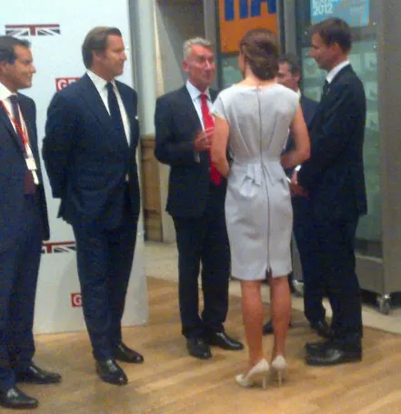 Kate Royal Academy Olympics Olympic GREAT Campaign Reception David Wilkinson