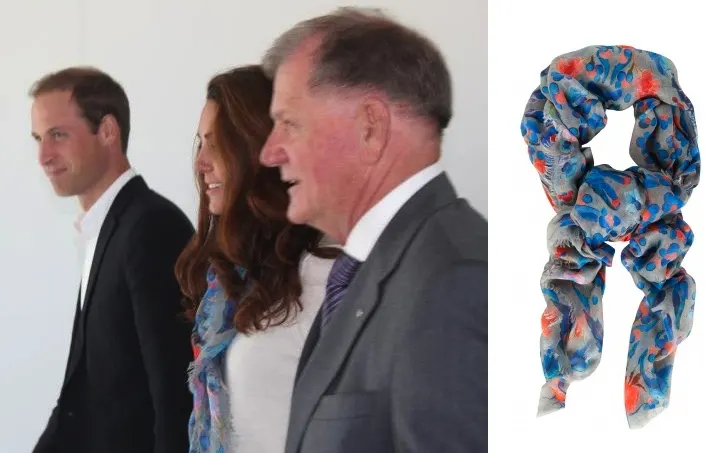 Kate William Brisbane Airport Temperley Lotus Leopard Scarf CREDIT- Brisbane Airport