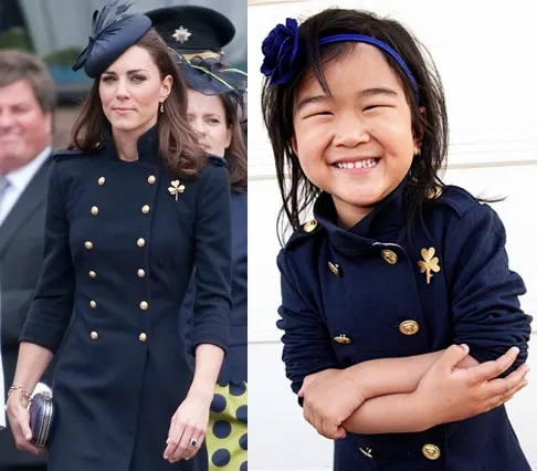 Kate Irish Guards June 2011 Navy McQueen Froo & Boo CopyKate Splash