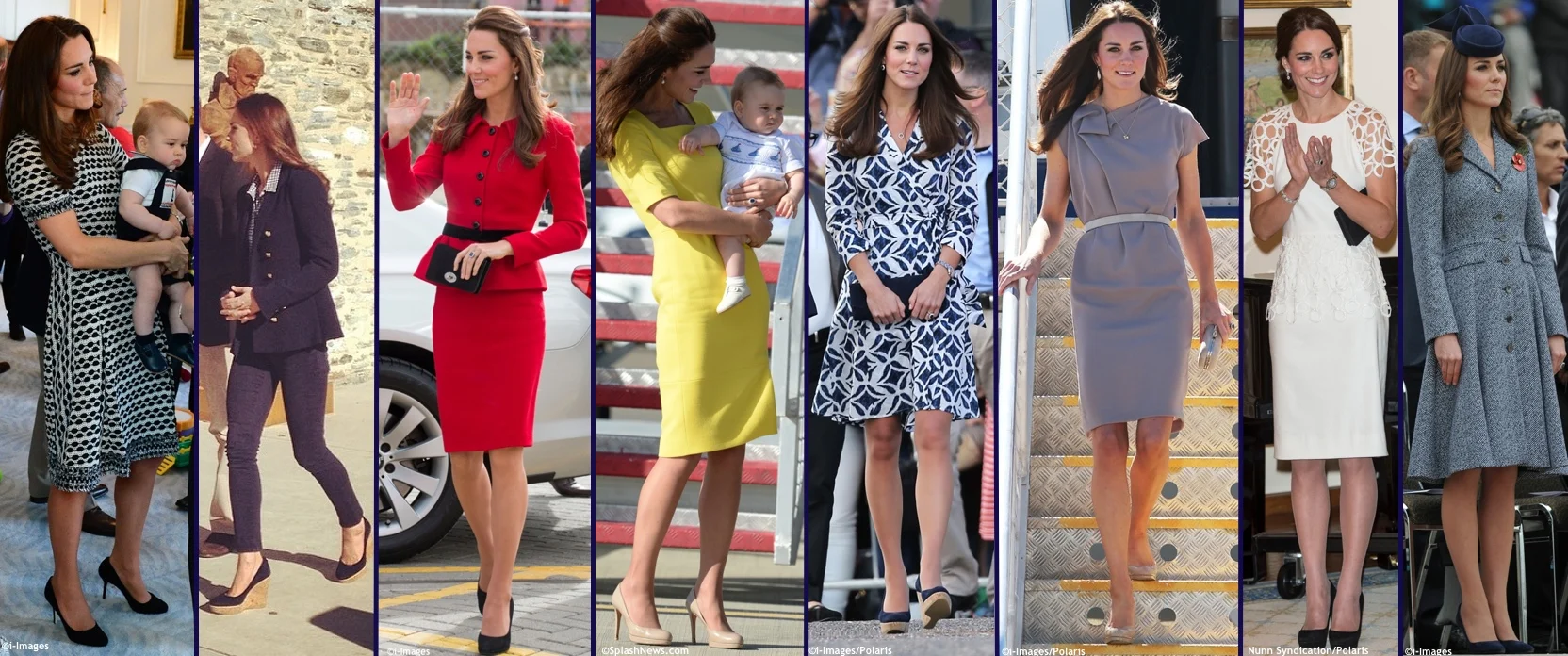 Royal Tour 2014 Wardrobe Overview Other Collage Minus Max Mara MaxMara Wrap Dress Sydney