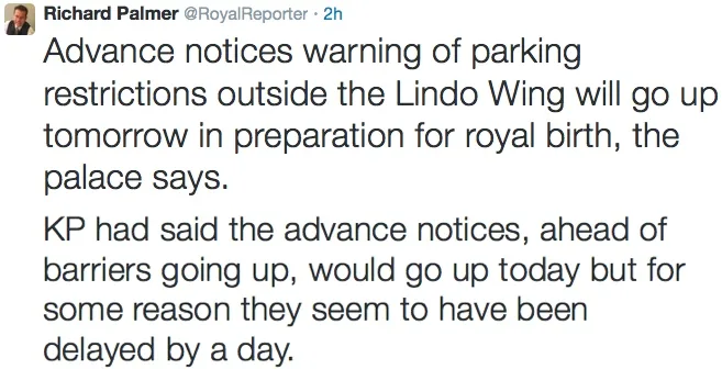 Richard Palmer, The Express (@RoyalReporter)