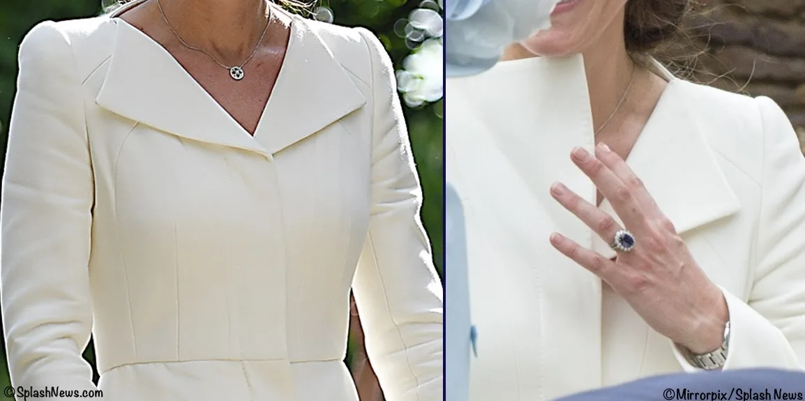 Kate Middleton Duchess Cambridge Charlotte Christening McQueen