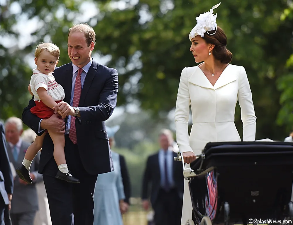 Kate Middleton Charlotte William George Duchess Cambridge Christening