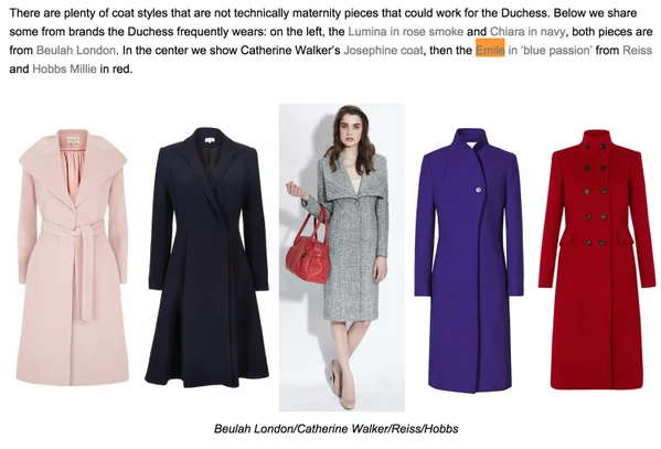 What Kate Wore Post Dec 6, 2014