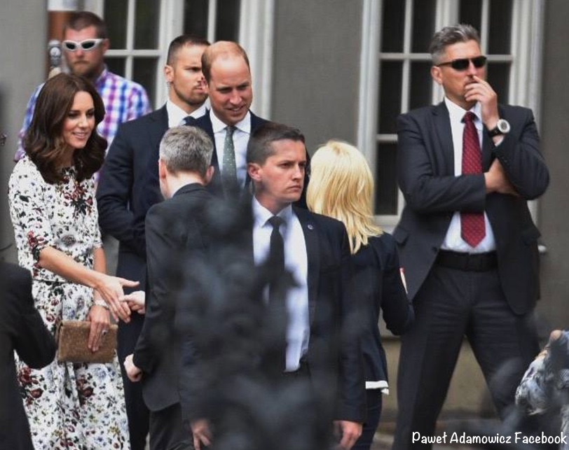 Poland Gdansk Kate Middleton Erdem suit Hurst Rose Print